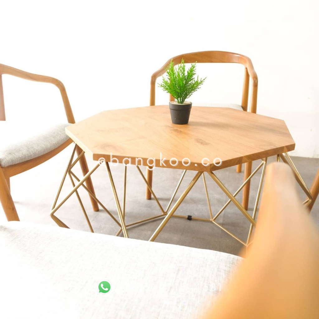 Meja Makan Bulat Scandinavia