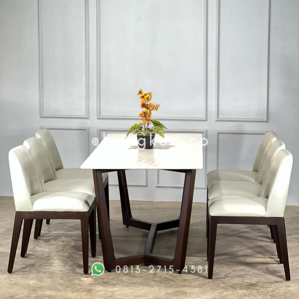 Meja Makan Marmer Modern