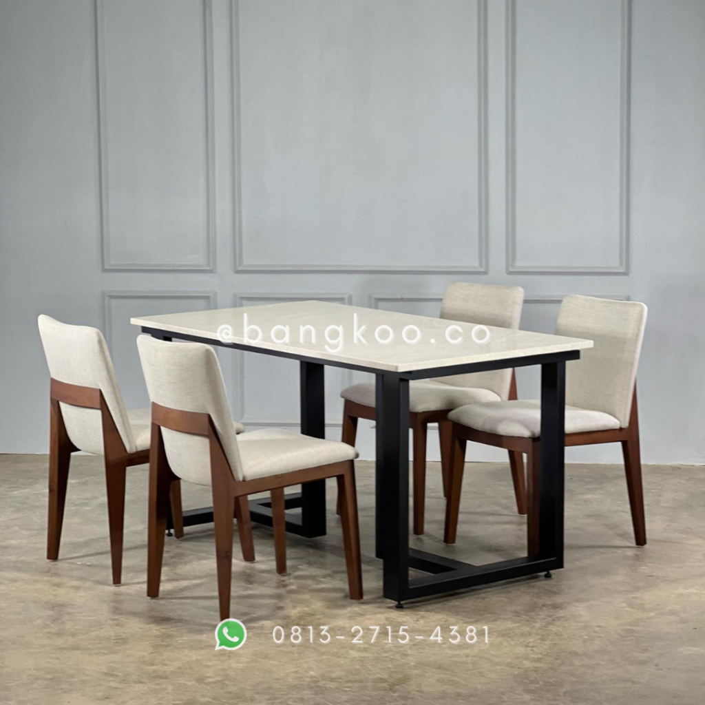 Meja Makan Minimalis Marmer