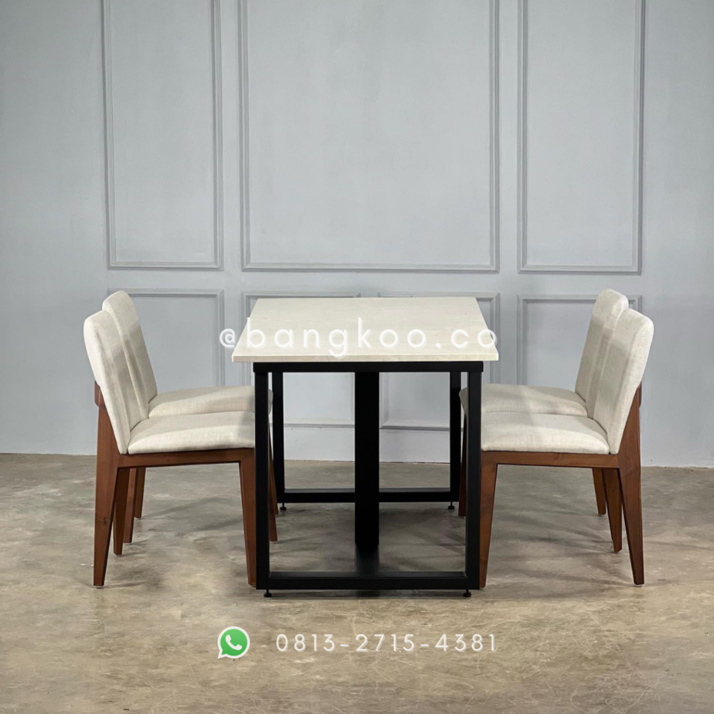 Meja Makan Minimalis Marmer