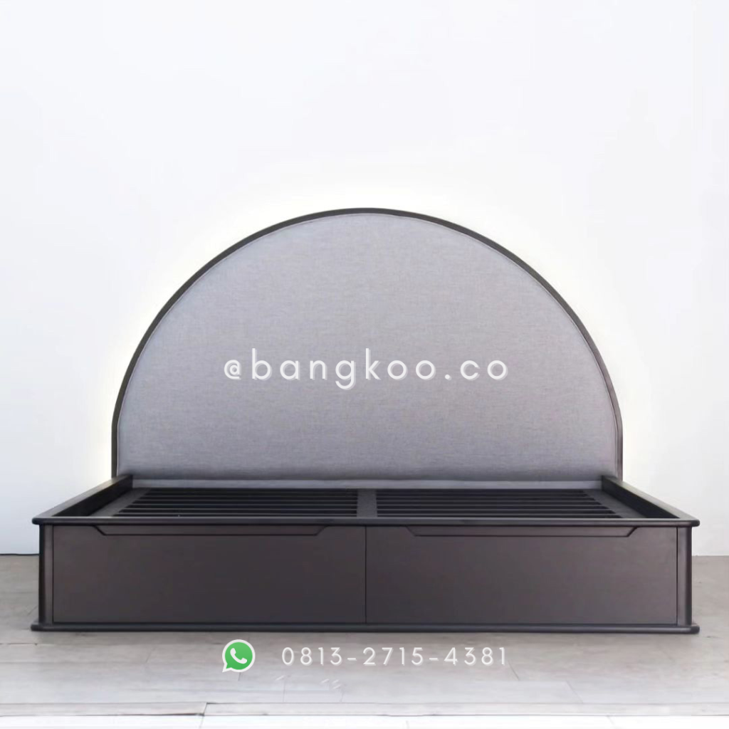 Tempat Tidur Jati Modern