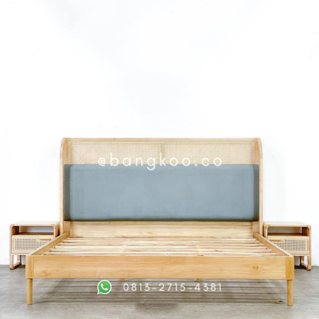 Tempat Tidur Minimalis Rotan