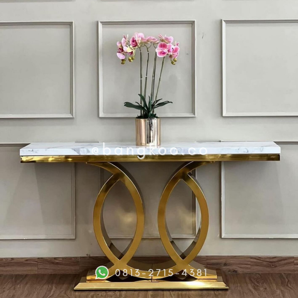Meja Console Stainless Minimalis