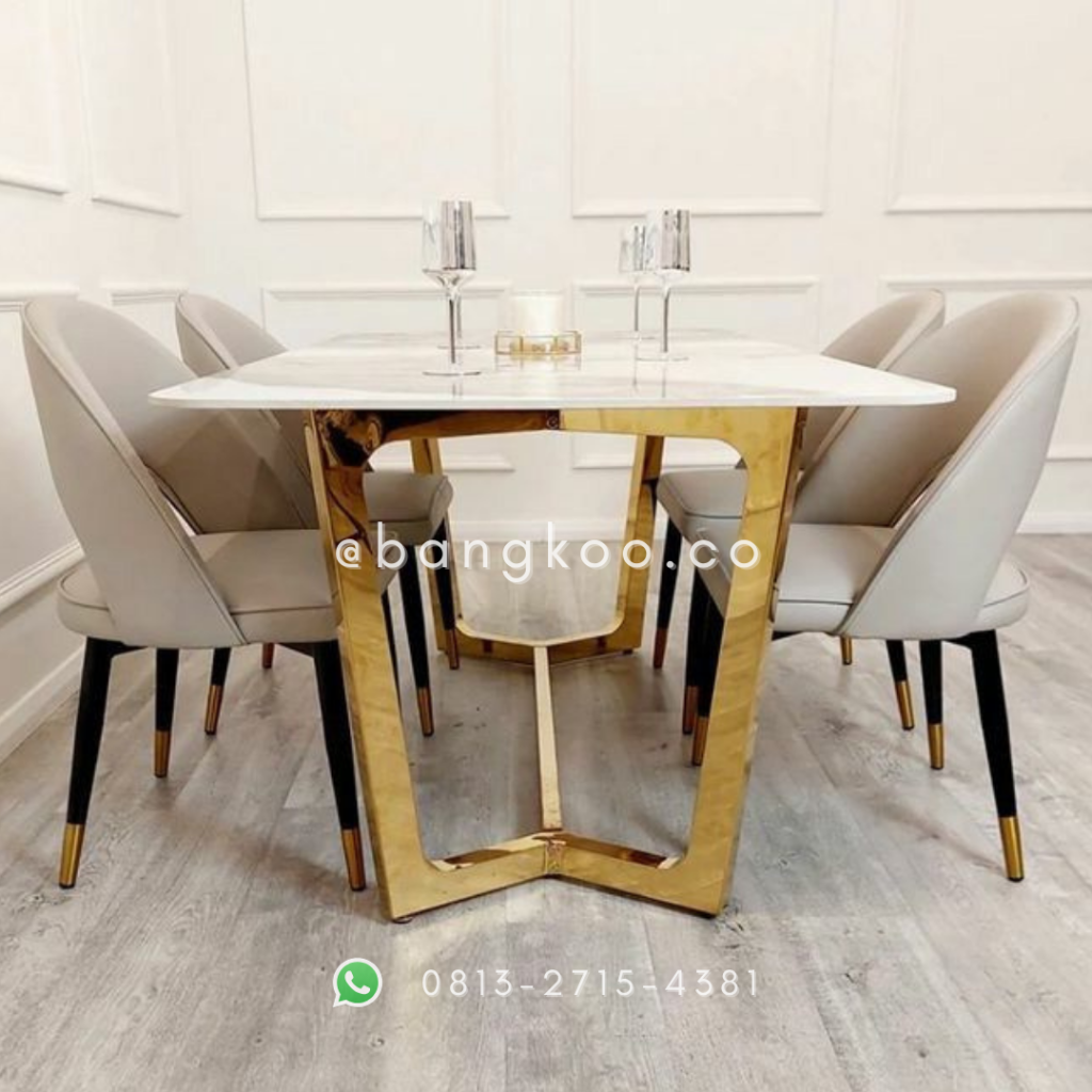 Meja Makan Marmer Modern