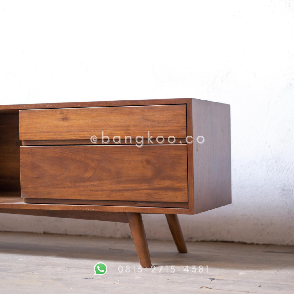 Bufet Minimalis Jati Pendek