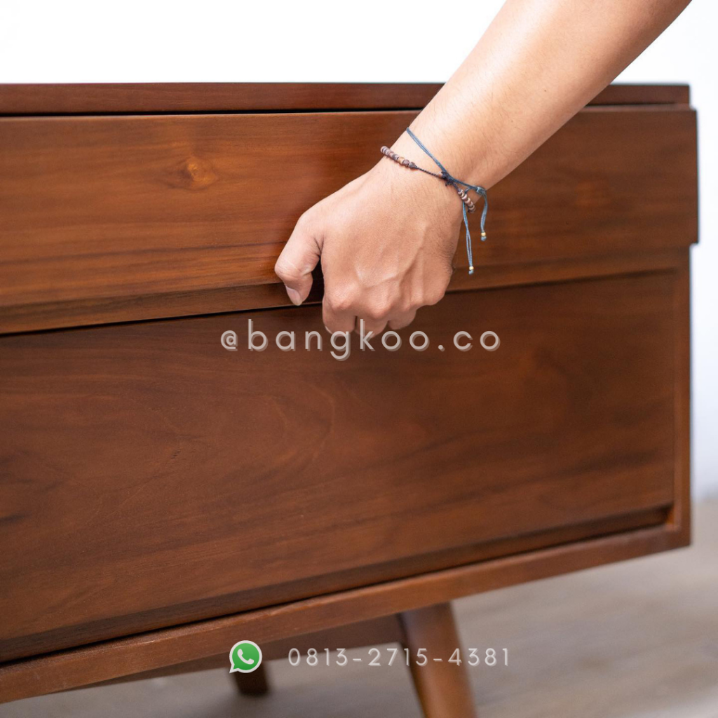 Bufet Minimalis Jati Pendek