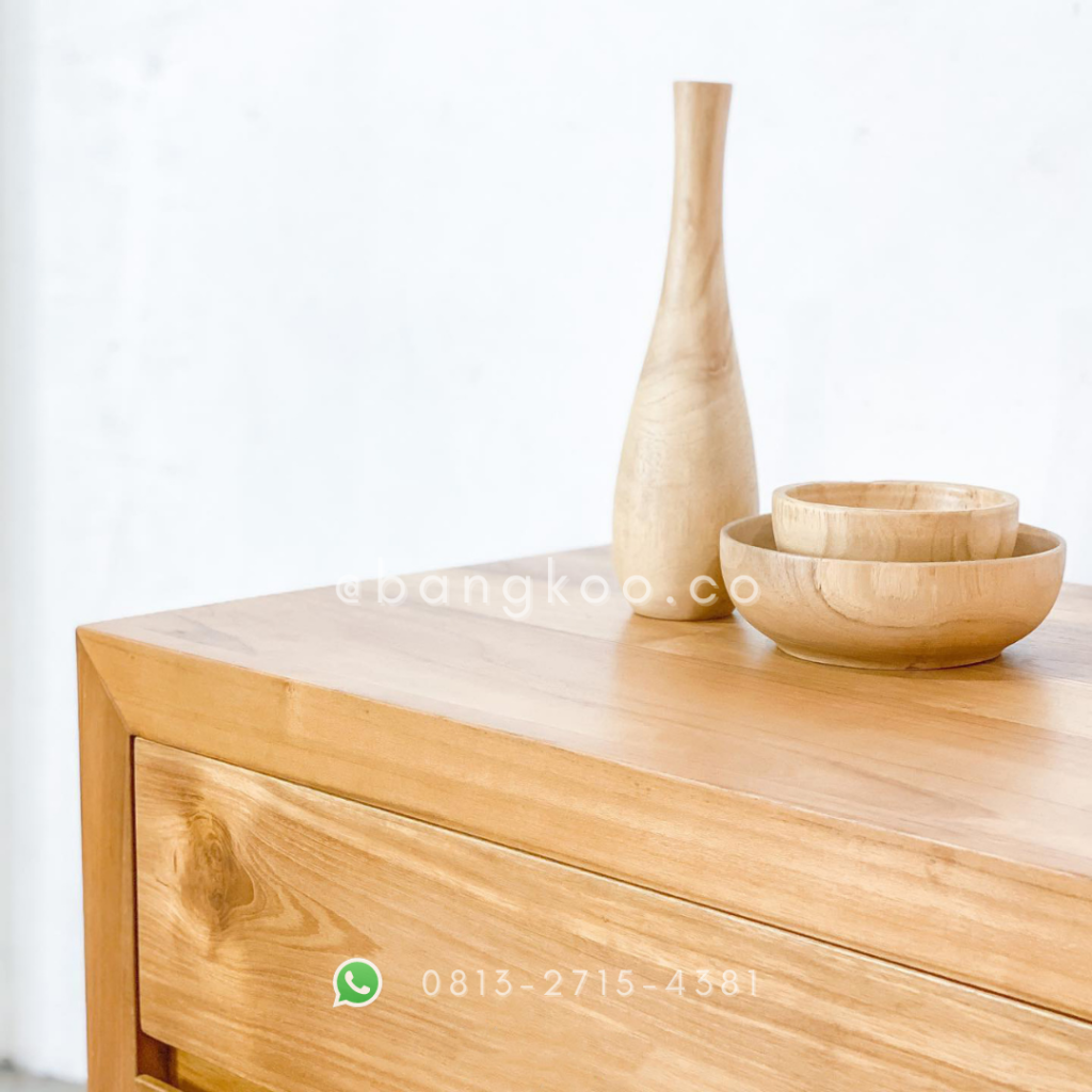 Bufet Minimalis Jati Solid