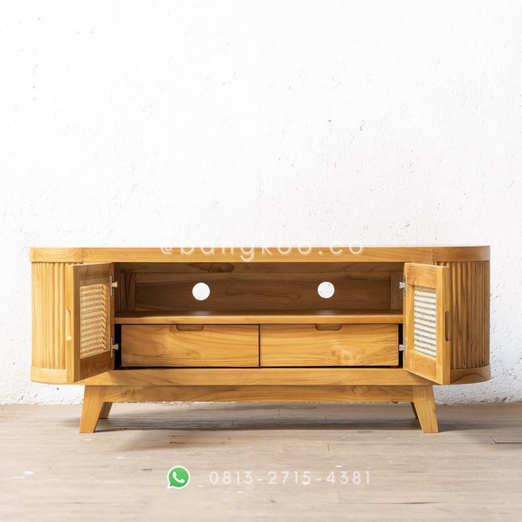 Bufet Rotan Minimalis Salur