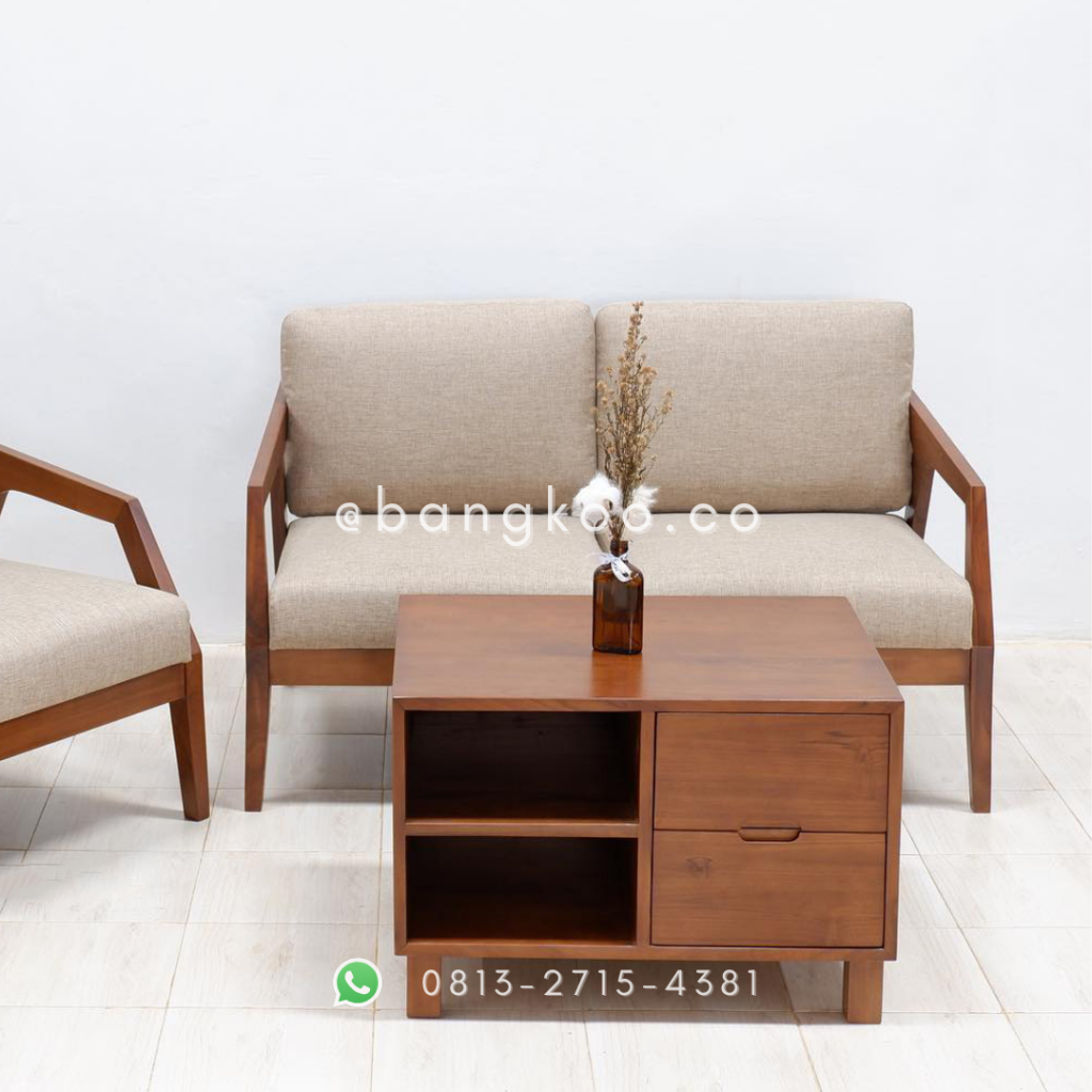 Set Kursi Tamu Jati Minimalis