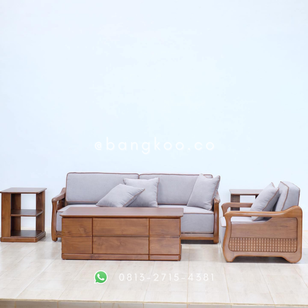 Sofa Kursi Tamu Jati