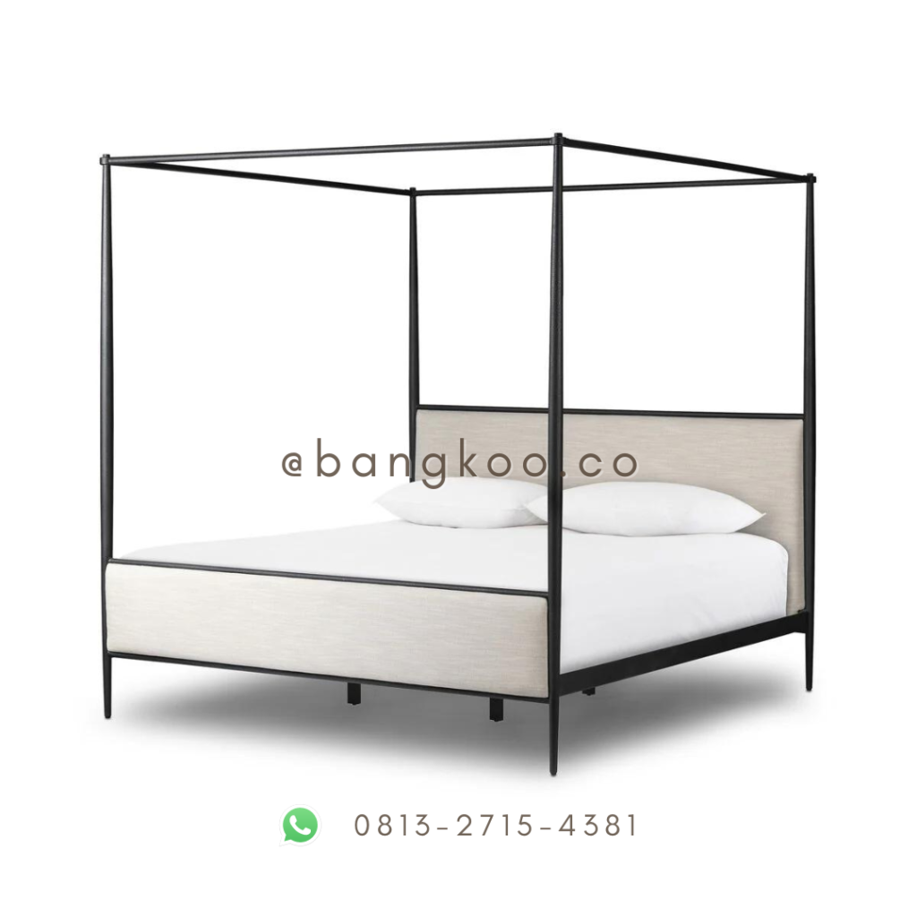 Tempat Tidur Kanopi Minimalis