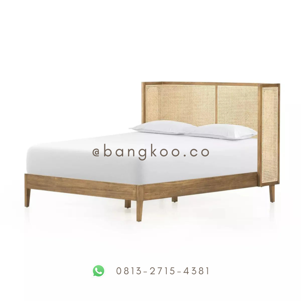 Tempat Tidur Minimalis Rotan