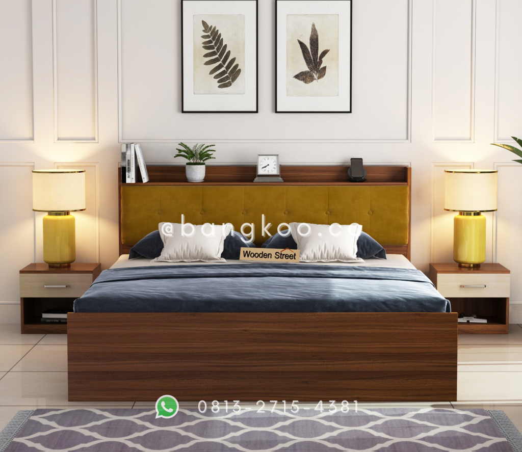 Tempat Tidur Rak Jati