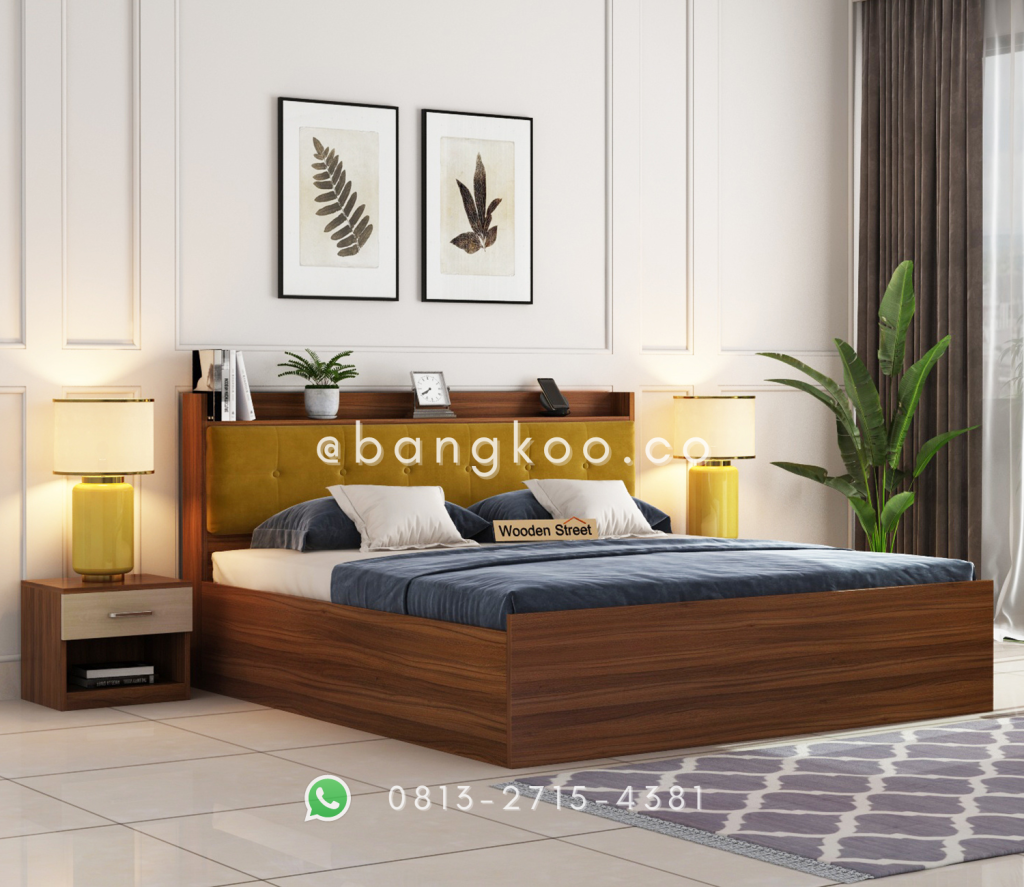 Tempat Tidur Rak Jati