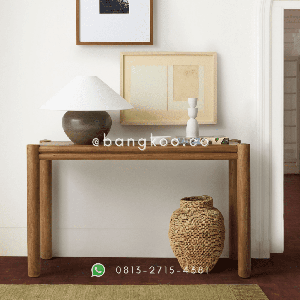 Meja Console Minimalis Jati Solid