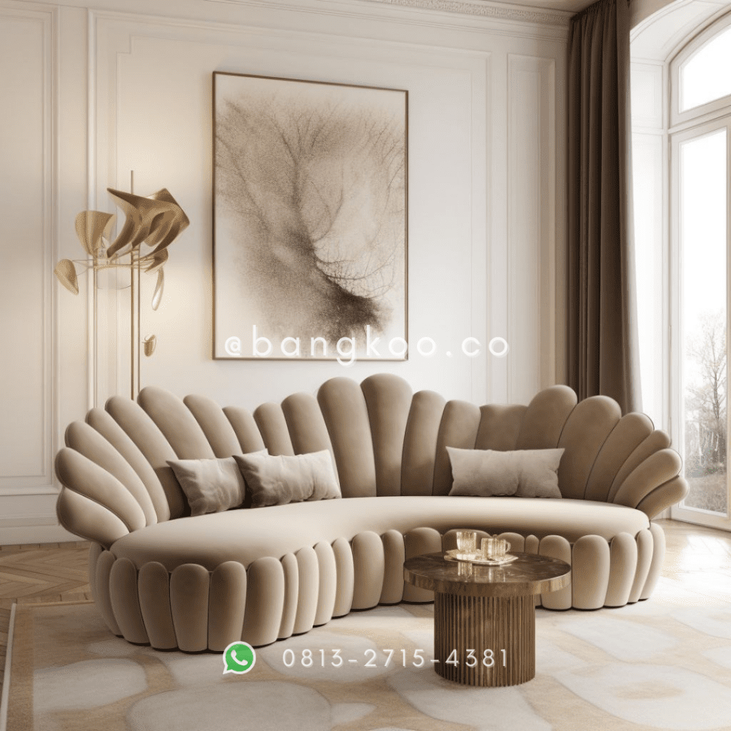Sofa Jati Mewah Kerang