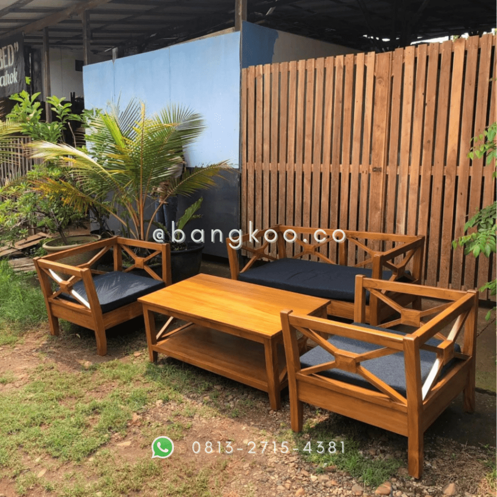 Sofa Kursi Tamu Minimalis Jati