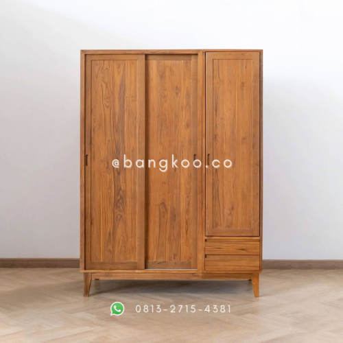 Lemari Pakaian Jati Solid