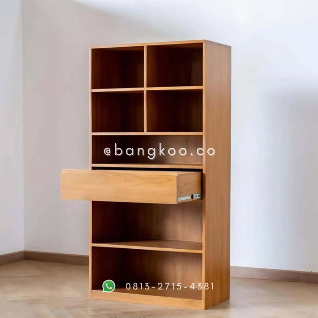 Lemari Rak Display Jati Jepara