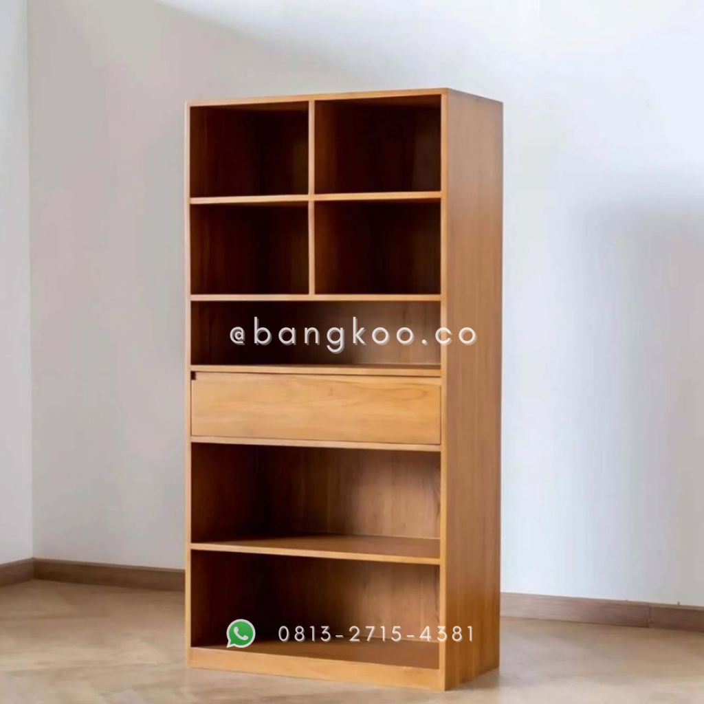 Lemari Rak Display Jati Jepara