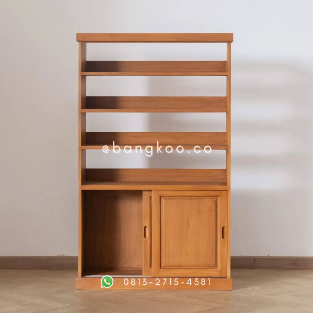 Lemari Rak Display Minimalis Jepara