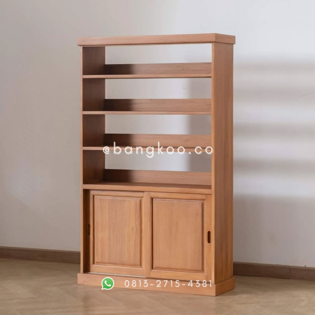 Lemari Rak Display Minimalis Jepara