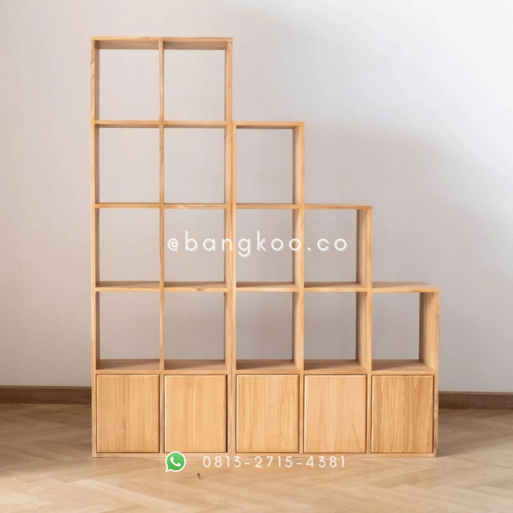 Rak Lemari Display Jati