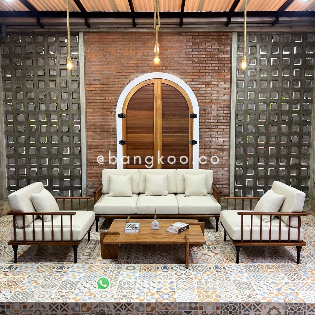 Sofa Kursi Tamu Minimalis Jati Jepara