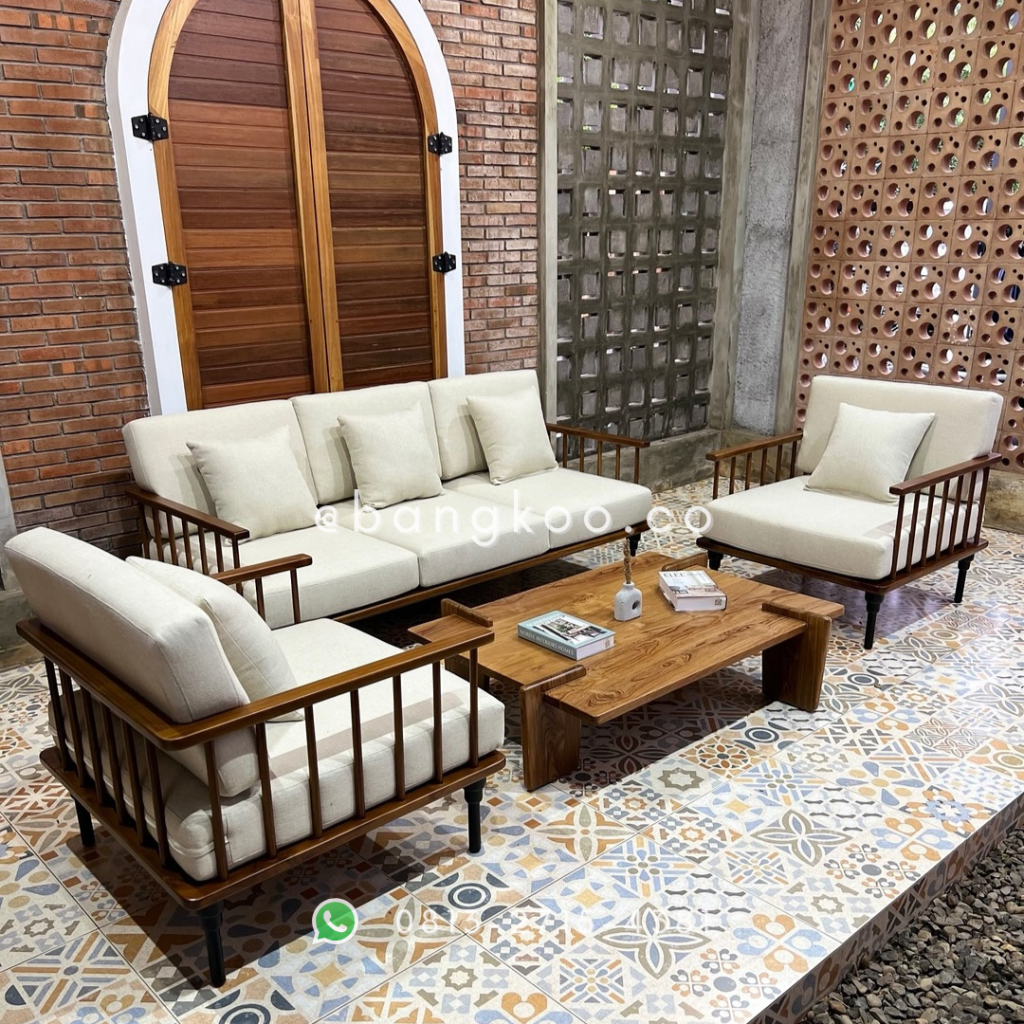 Sofa Kursi Tamu Minimalis Jati Jepara