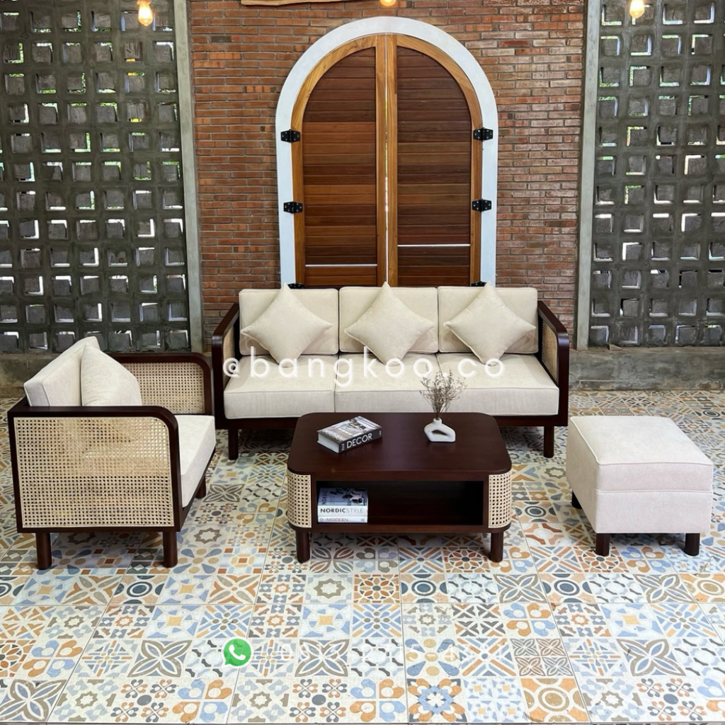 Sofa Kursi Tamu Minimalis Rotan