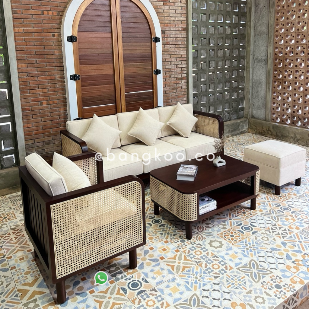 Sofa Kursi Tamu Minimalis Rotan